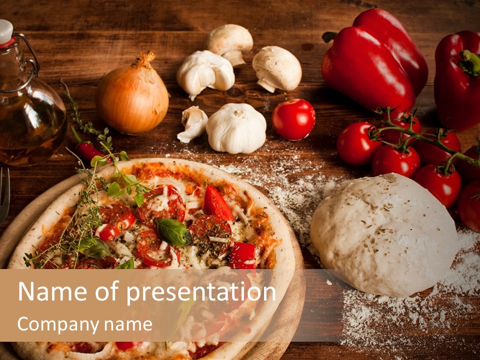 Fast Food Dinkel Lieferservice PowerPoint Template