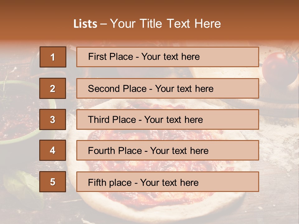 Belag Gesund Teigkugel PowerPoint Template