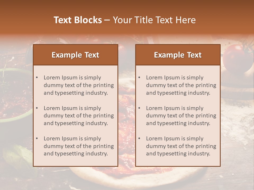 Belag Gesund Teigkugel PowerPoint Template