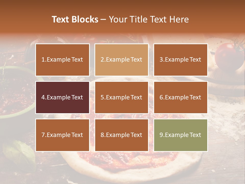 Belag Gesund Teigkugel PowerPoint Template
