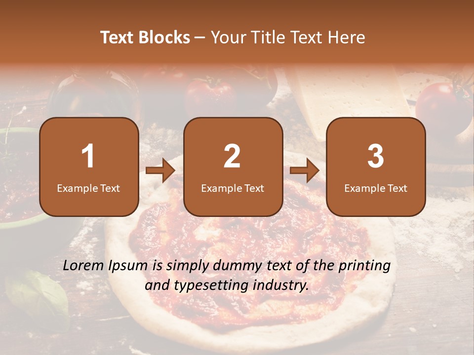 Belag Gesund Teigkugel PowerPoint Template