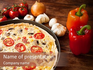 Tomate Selbermachen Gemuese PowerPoint Template