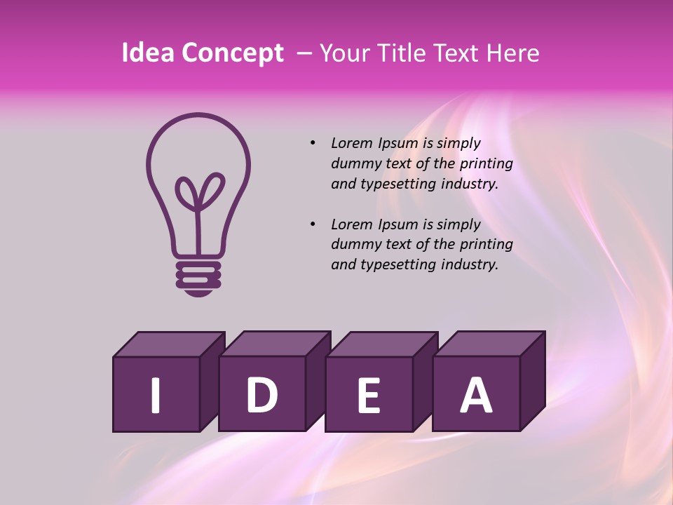 Dirty Color Ideas PowerPoint Template