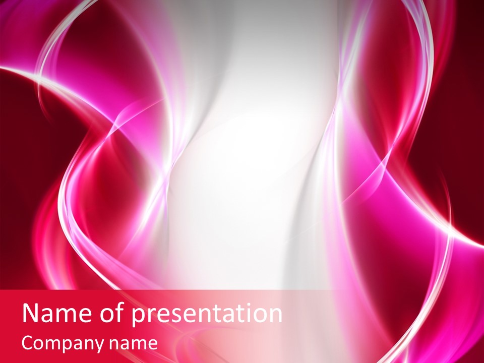 Water Music Wallpaper PowerPoint Template