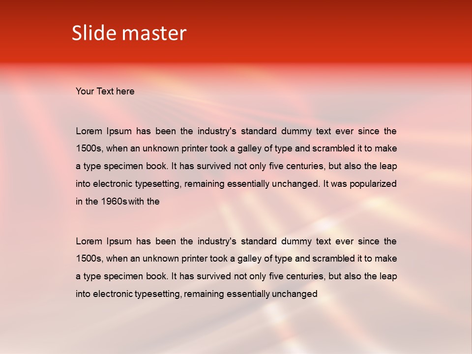 Art Abstraction Flow PowerPoint Template