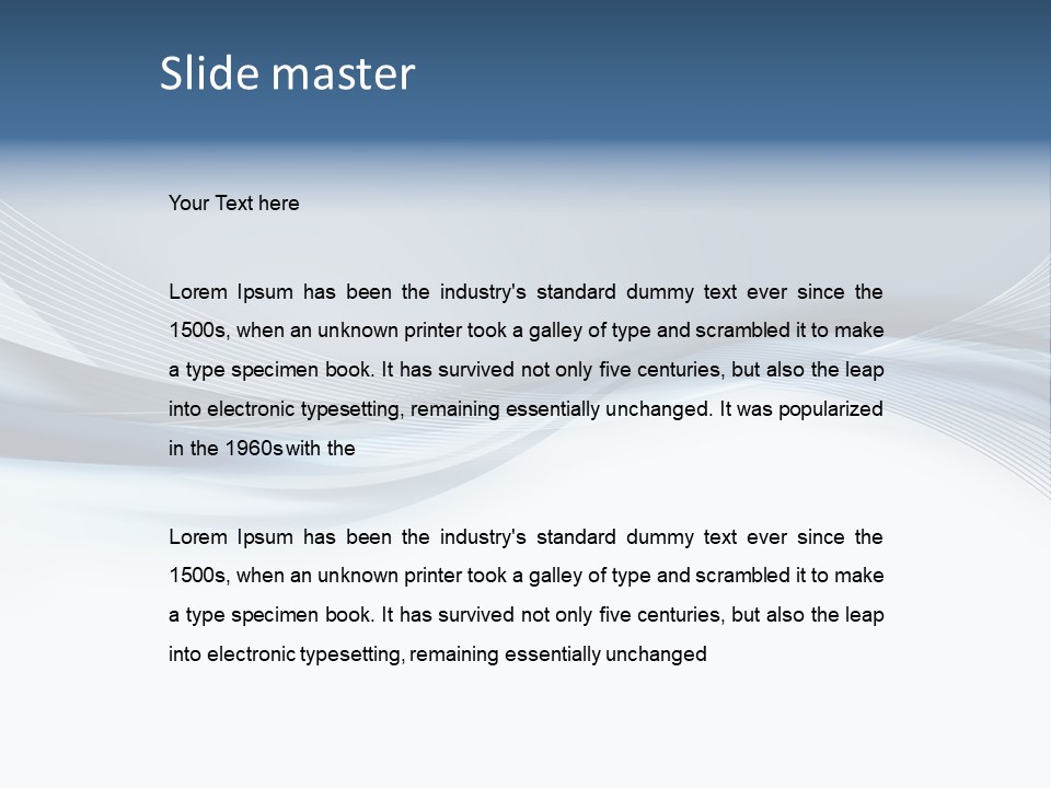 Site Moderne Illustration PowerPoint Template