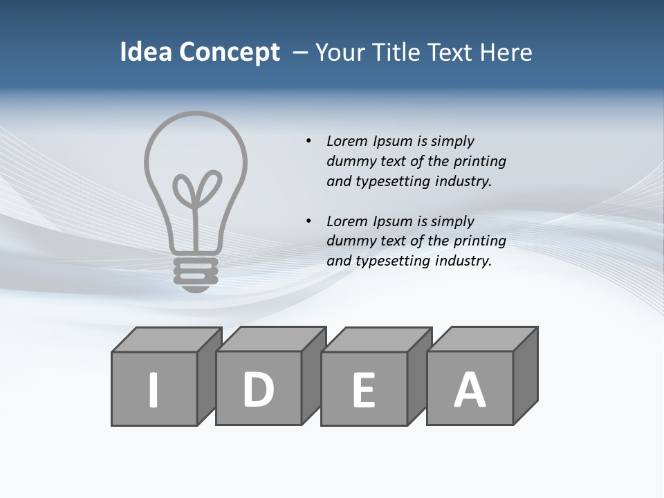 Site Moderne Illustration PowerPoint Template