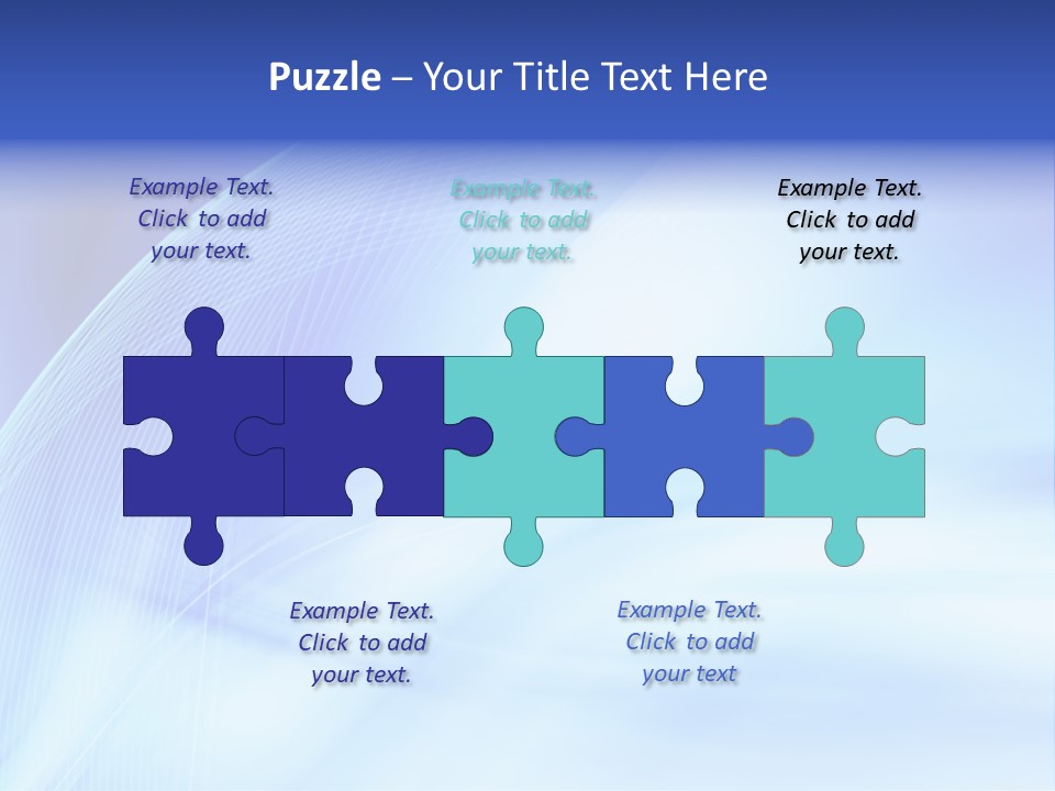 Wave Digitally Cold PowerPoint Template