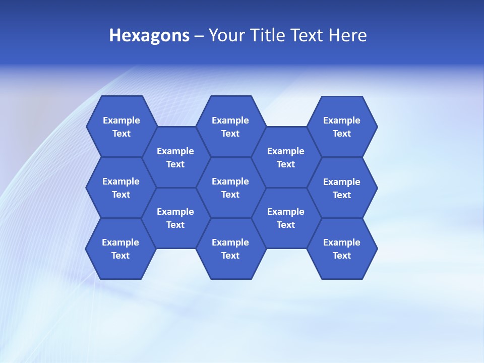 Wave Digitally Cold PowerPoint Template