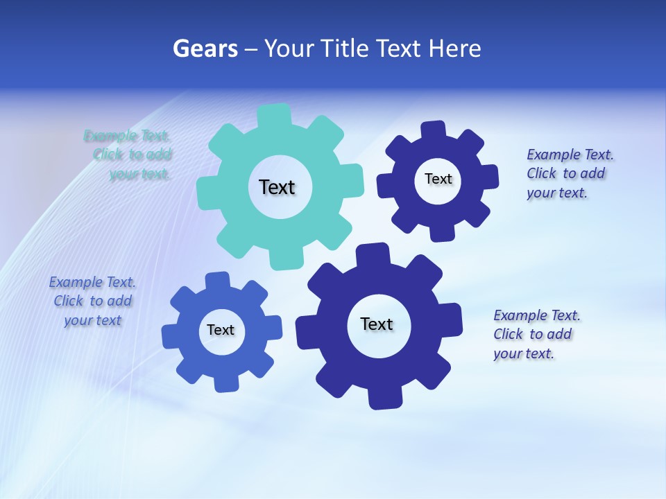 Wave Digitally Cold PowerPoint Template