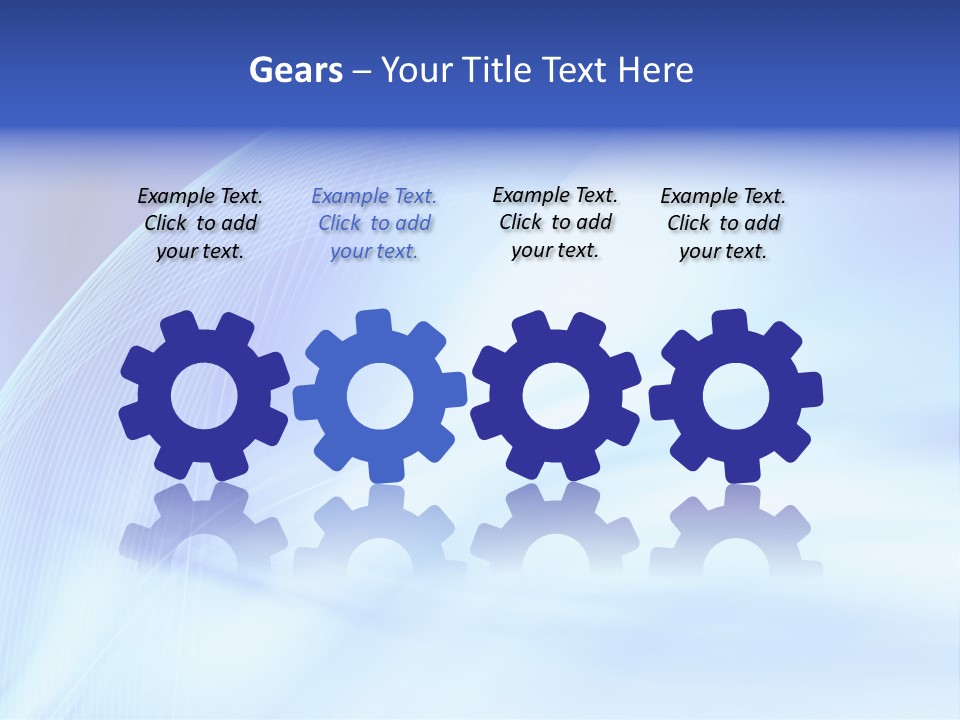 Wave Digitally Cold PowerPoint Template