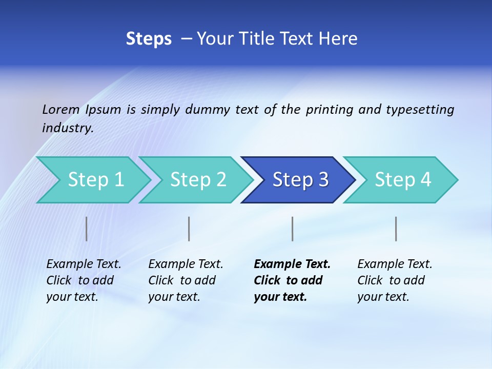 Wave Digitally Cold PowerPoint Template