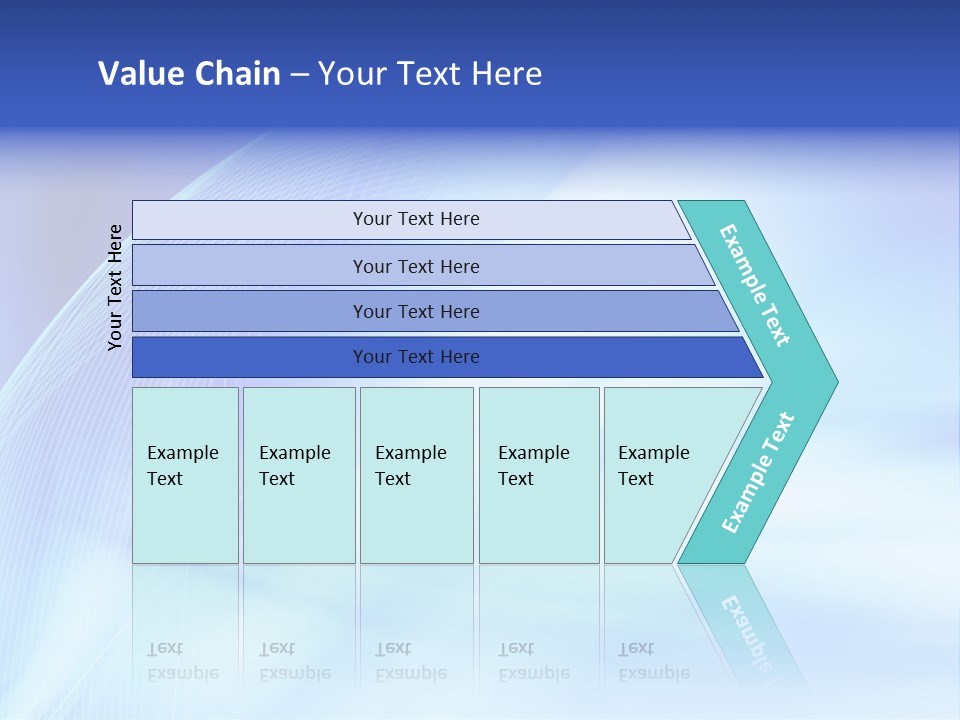 Wave Digitally Cold PowerPoint Template
