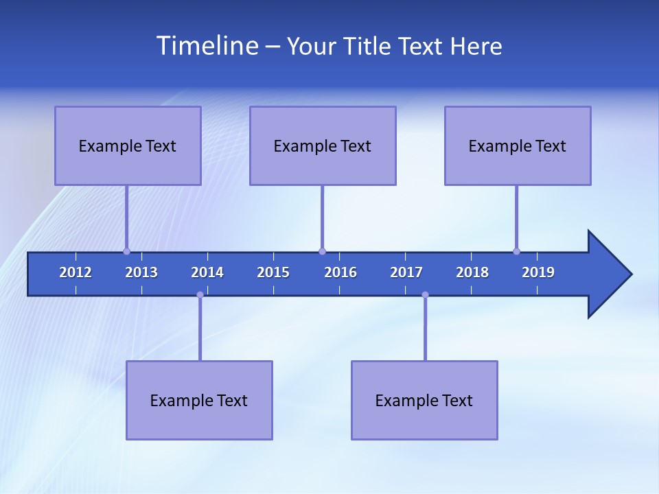 Wave Digitally Cold PowerPoint Template
