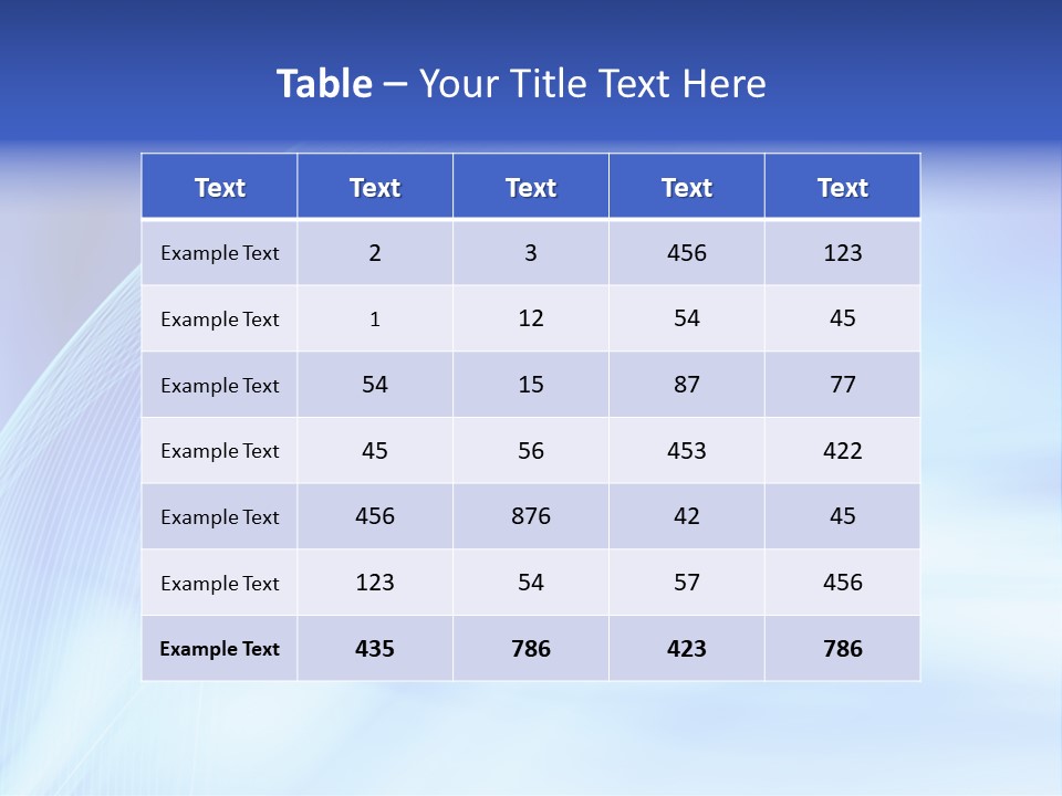 Wave Digitally Cold PowerPoint Template