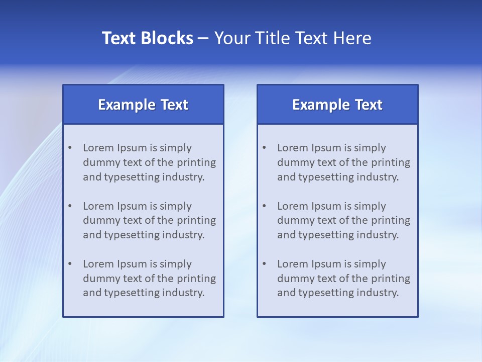 Wave Digitally Cold PowerPoint Template
