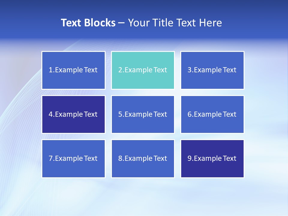 Wave Digitally Cold PowerPoint Template