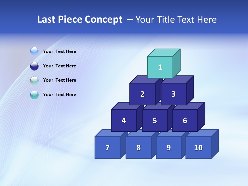 Wave Digitally Cold PowerPoint Template
