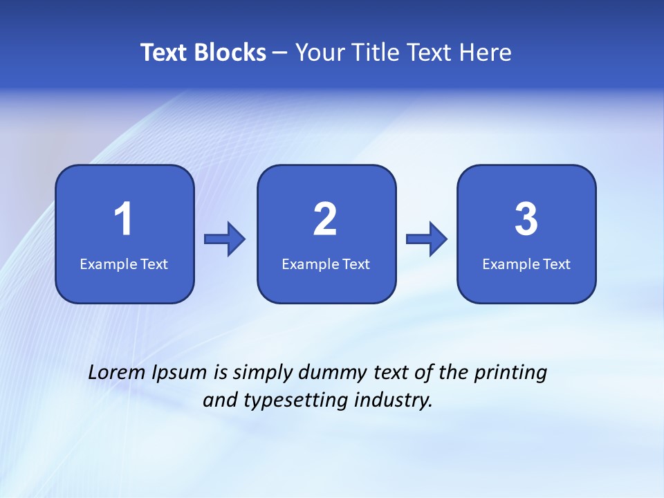 Wave Digitally Cold PowerPoint Template