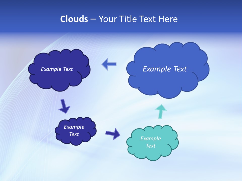 Wave Digitally Cold PowerPoint Template