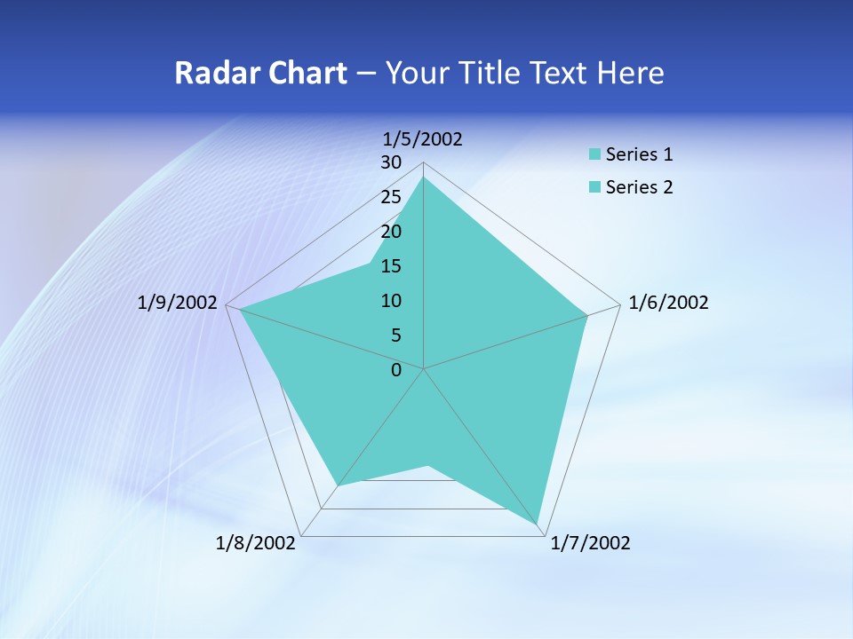 Wave Digitally Cold PowerPoint Template