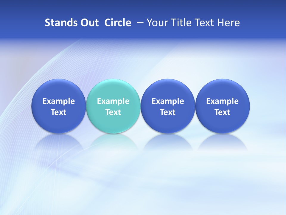 Wave Digitally Cold PowerPoint Template