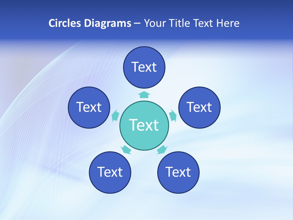 Wave Digitally Cold PowerPoint Template