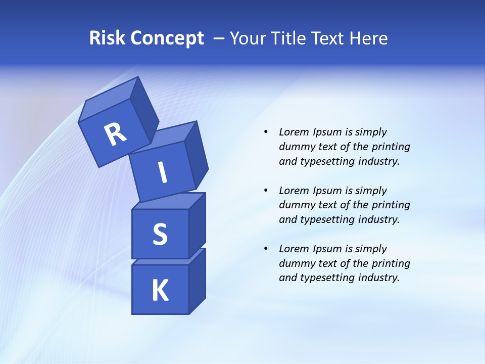 Wave Digitally Cold PowerPoint Template