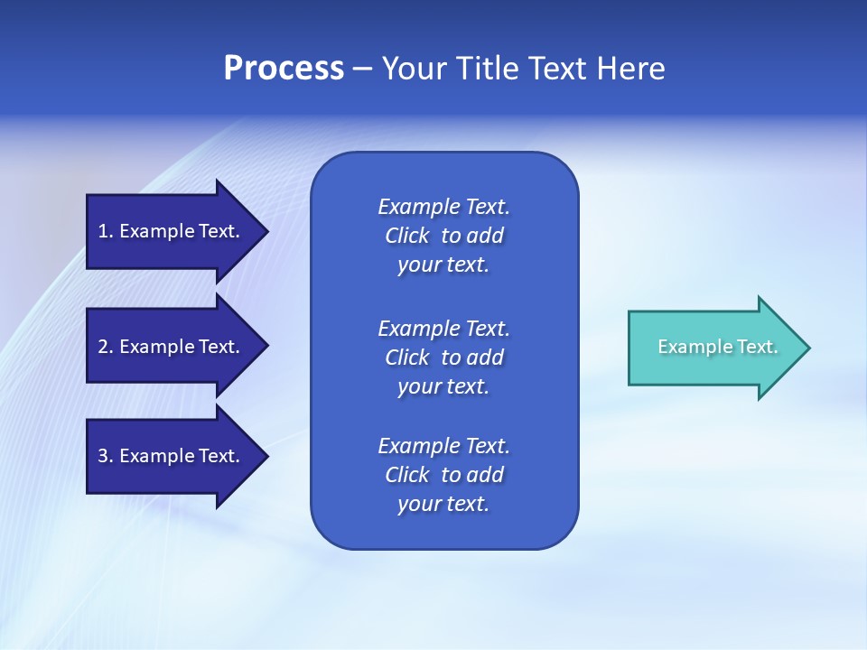 Wave Digitally Cold PowerPoint Template