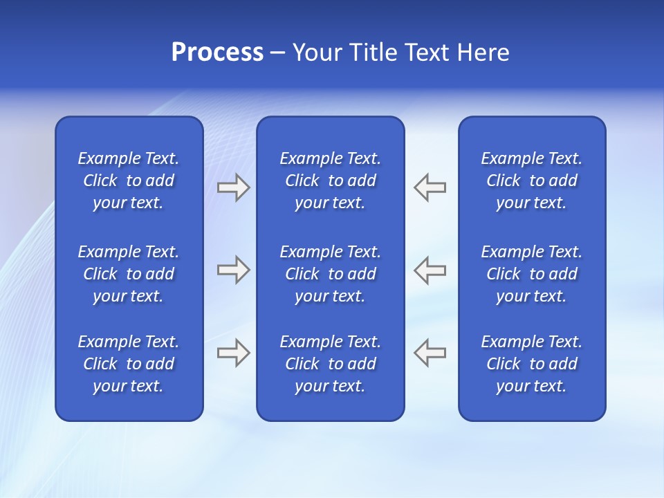 Wave Digitally Cold PowerPoint Template