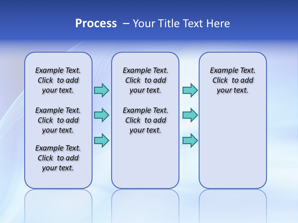 Wave Digitally Cold PowerPoint Template
