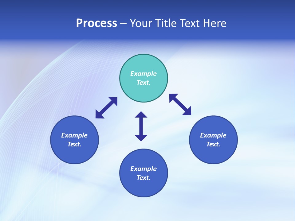 Wave Digitally Cold PowerPoint Template