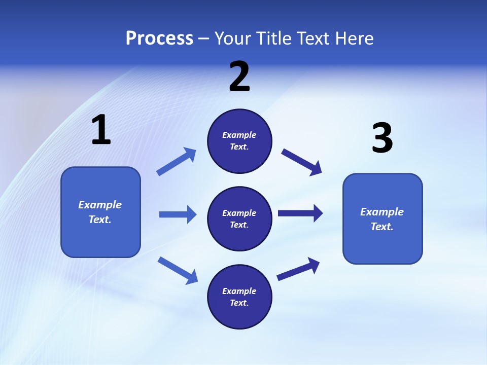Wave Digitally Cold PowerPoint Template