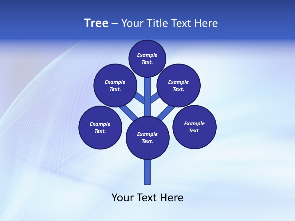 Wave Digitally Cold PowerPoint Template