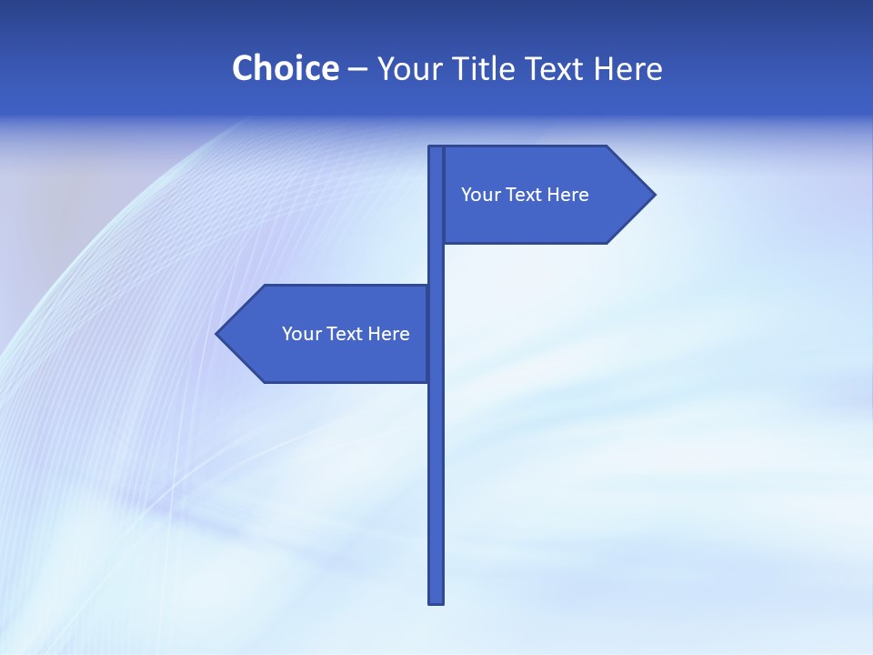Wave Digitally Cold PowerPoint Template