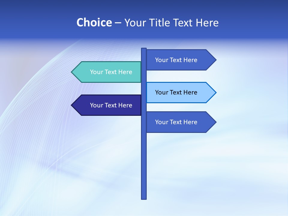 Wave Digitally Cold PowerPoint Template