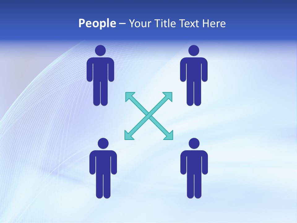 Wave Digitally Cold PowerPoint Template