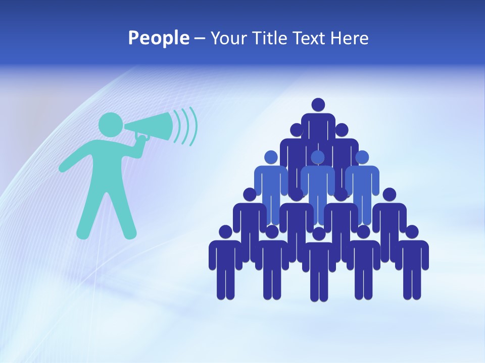 Wave Digitally Cold PowerPoint Template