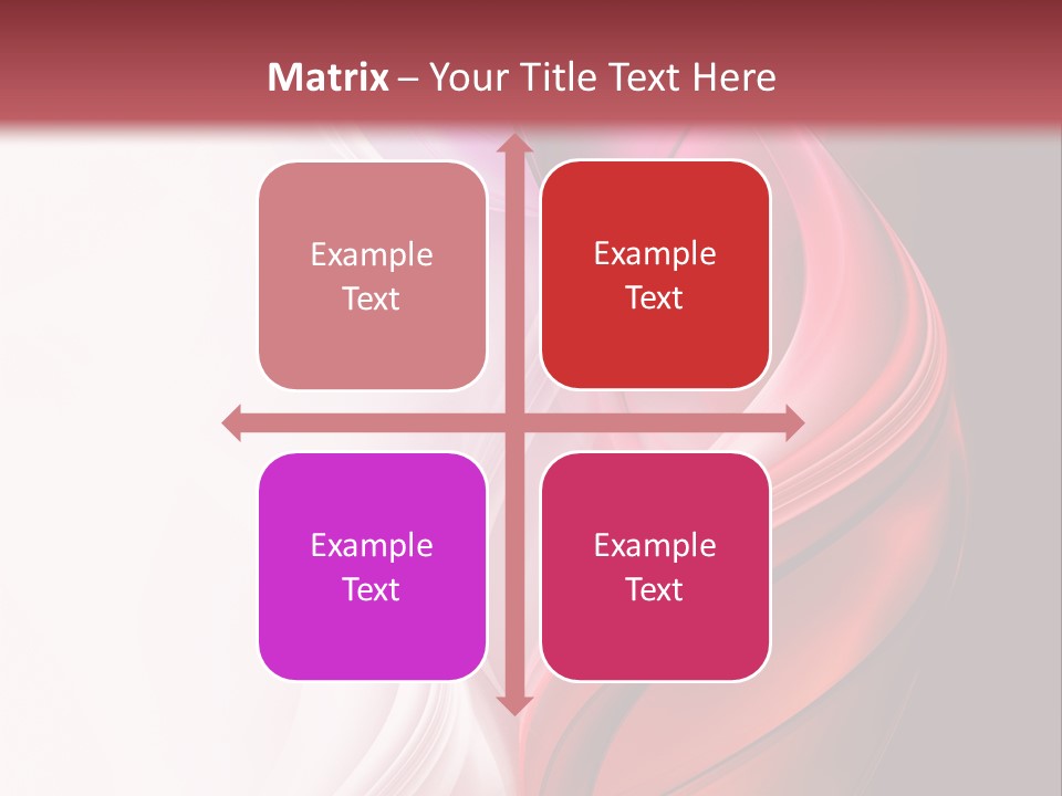Digital Rose Frame PowerPoint Template
