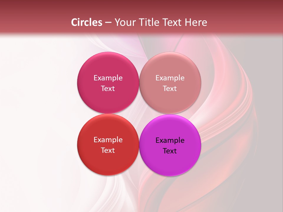 Digital Rose Frame PowerPoint Template