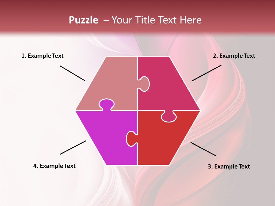 Digital Rose Frame PowerPoint Template