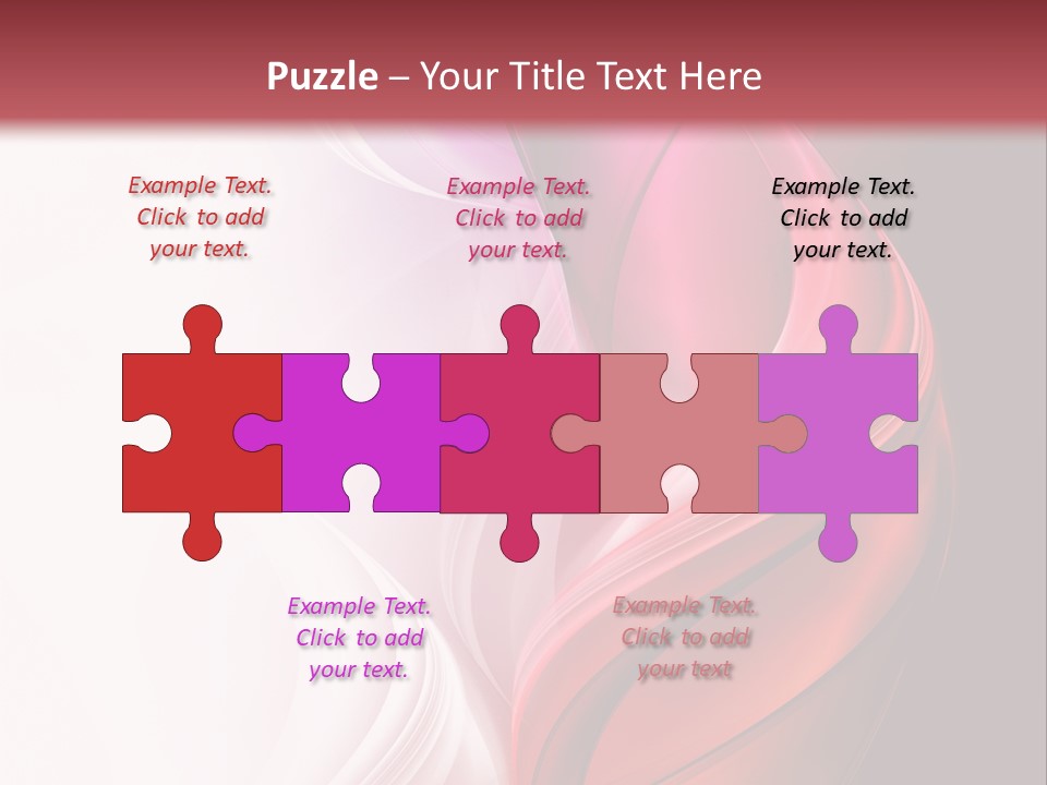Digital Rose Frame PowerPoint Template