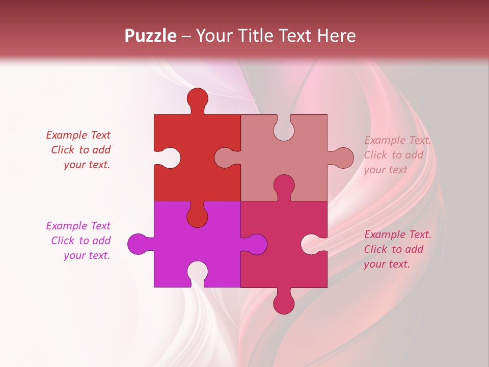 Digital Rose Frame PowerPoint Template