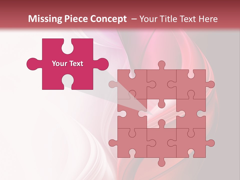 Digital Rose Frame PowerPoint Template