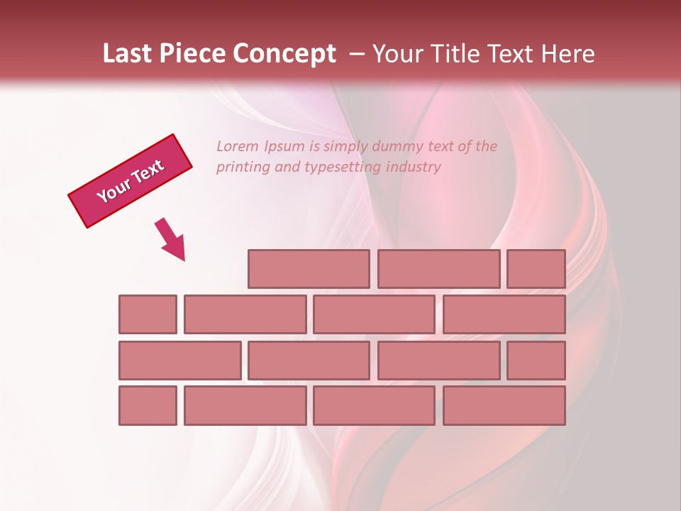 Digital Rose Frame PowerPoint Template