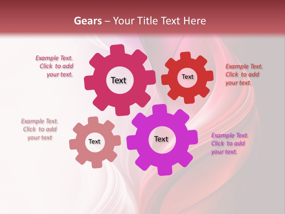 Digital Rose Frame PowerPoint Template