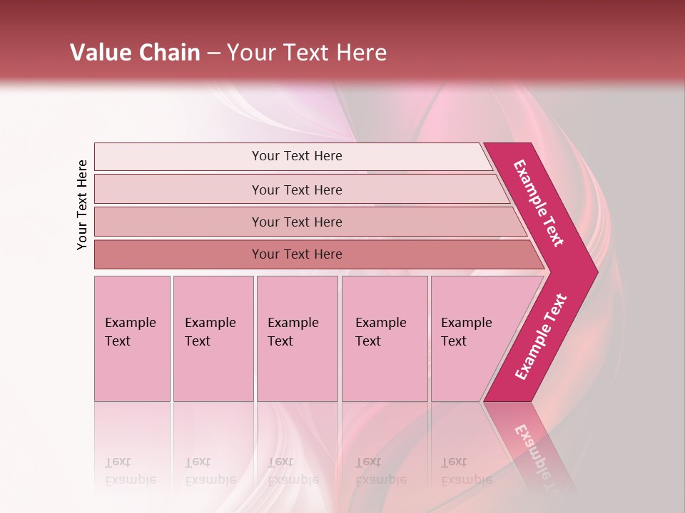 Digital Rose Frame PowerPoint Template