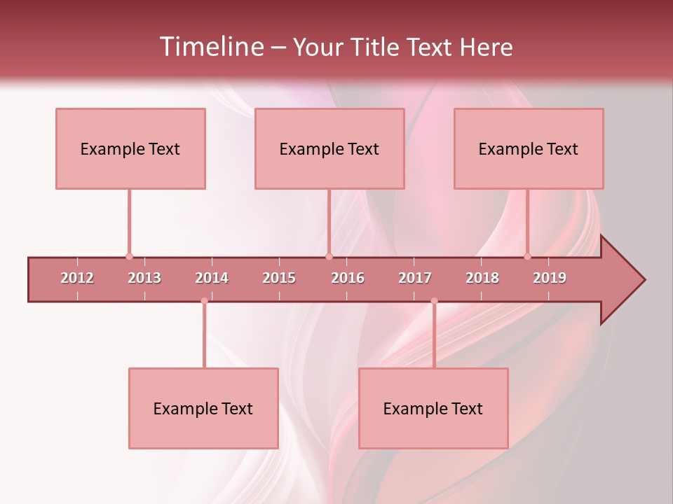 Digital Rose Frame PowerPoint Template