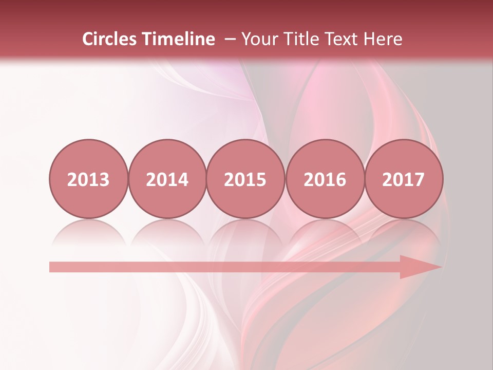Digital Rose Frame PowerPoint Template