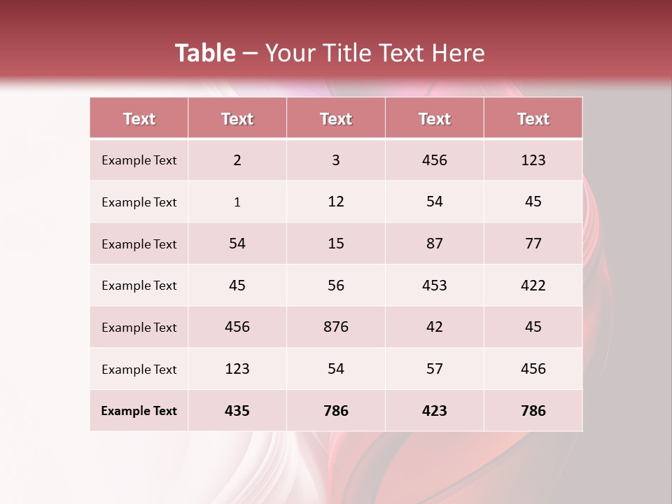 Digital Rose Frame PowerPoint Template